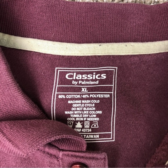 Classics by Palmland Classic Fit Colorblock Banded Long Sleeve Pullover Size XL - Picture 6 of 6